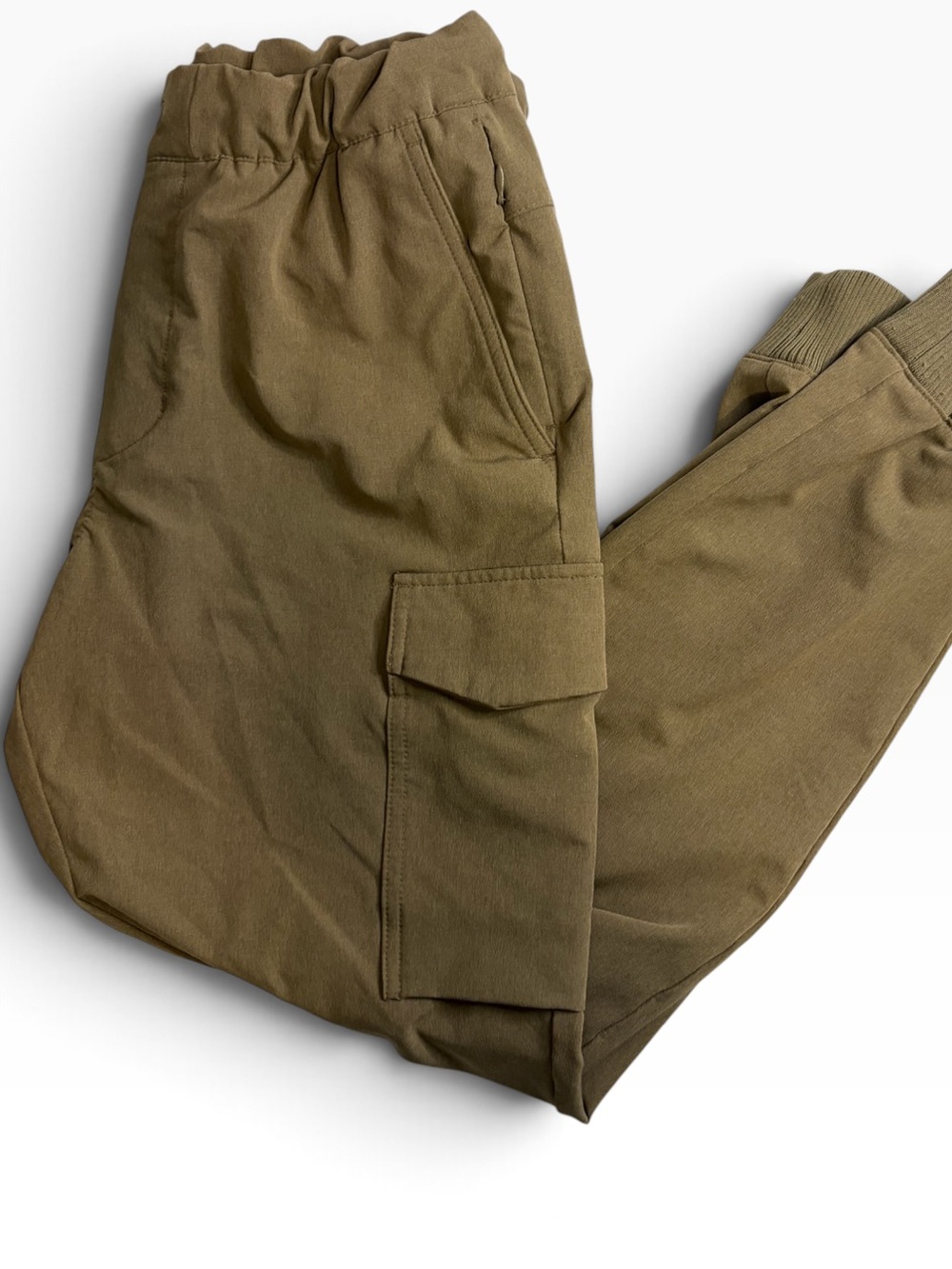 Old Navy StretchTech Go-H2O Cargo Joggers Women’s Small Tan khaki